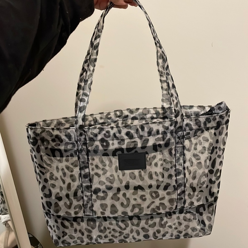 Pink small tote bag